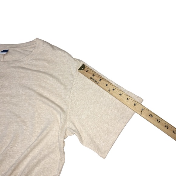 OLD NAVY Linen Blend Heather Oatmeal Dress - Women’s Large - Picture 9 of 15